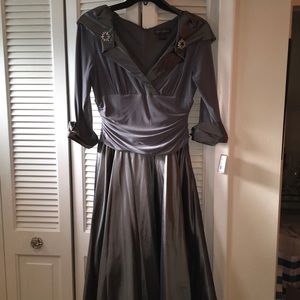 Formal Grey Long Dress